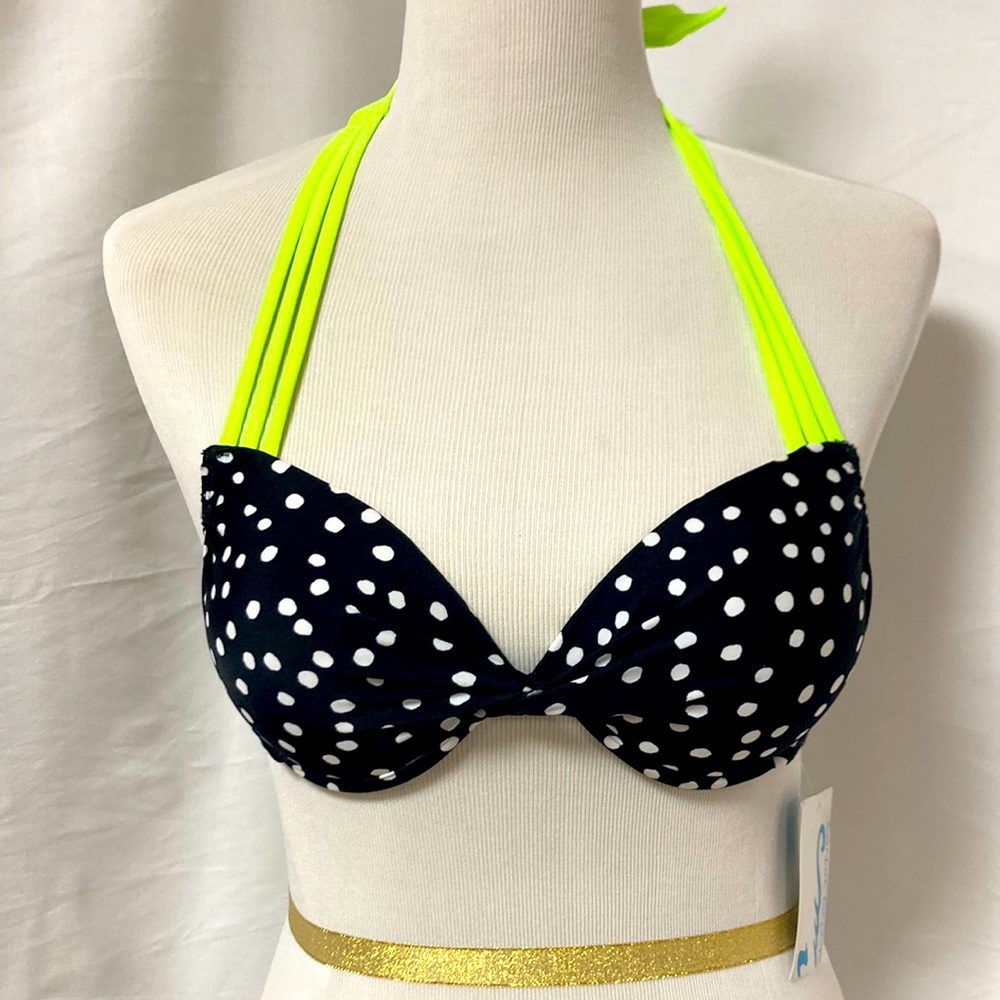 California Waves Bikini Top NWT